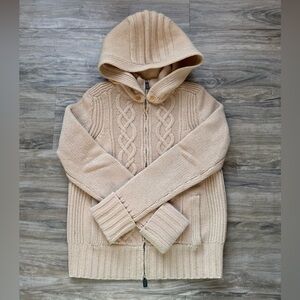 J. Crew Lambs Wool Sweater in Tan - Vintage
